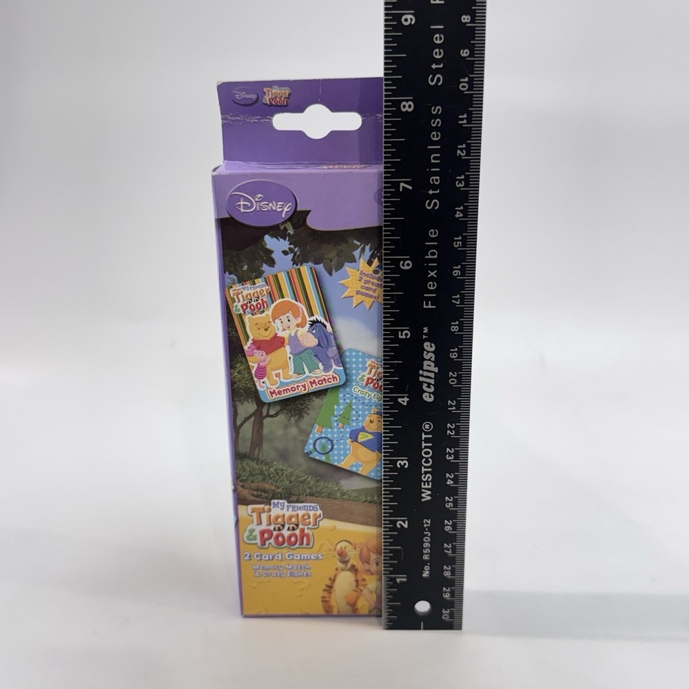 New Disney's Winnie the Pooh 2 Pack Card Games Memory & Crazy 8's by Cardinal - Picture 8 of 10